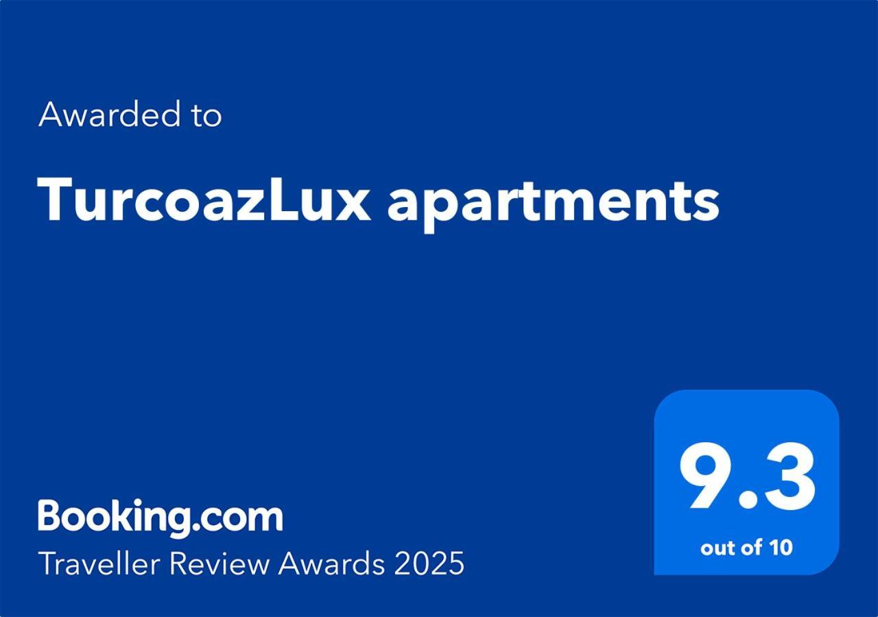 Turcoazlux Apartments Орадя Экстерьер фото